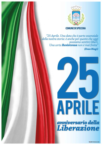 25 APRILE - ANNIVERSARIO DELLA LIBERAZIONE