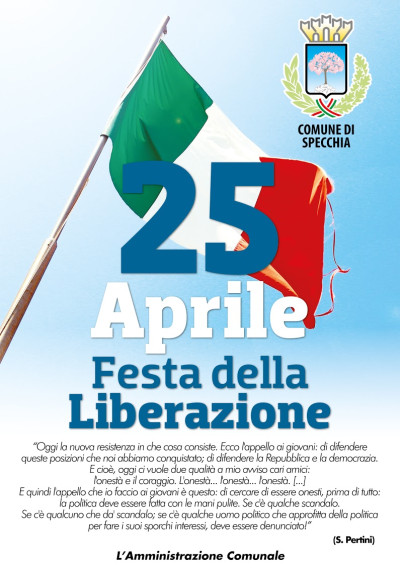 25 APRILE - FESTA DELLA LIBERAZIONE