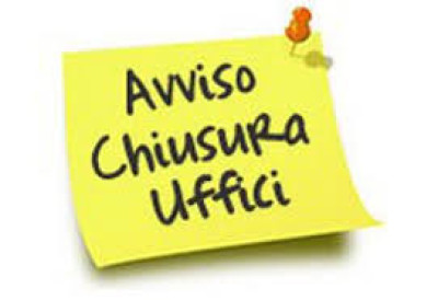CHIUSURA UFFICI COMUNALI