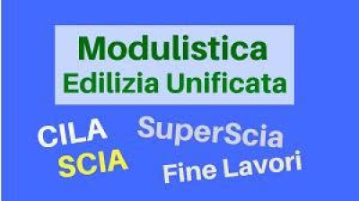 D.P.R. N&deg;380/2001. MODULISTICA DI RIFERIMENTO PER I PROCEDIMENTI RELATIVI...