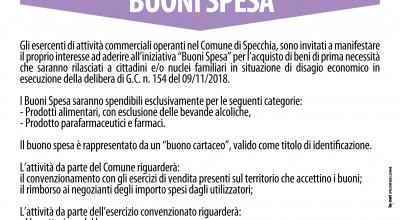 AVVISO PUBBLICO  MANIFESTAZIONE DI INTERESSE PER LA FORNITURA DI &ldquo;BUONI...