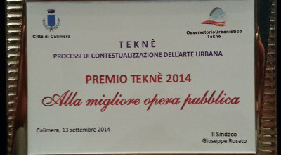 PREMIO TEKNE' 2014 - CITTA' DI CALIMERA - IL COMUNE DI SPECCHIA A...