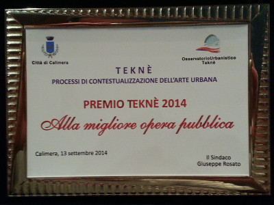 PREMIO TEKNE' 2014 - CITTA' DI CALIMERA - IL COMUNE DI SPECCHIA A...