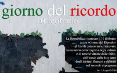 10 FEBBRAIO - GIORNO DEL RICORDO