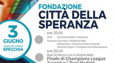 Il 3 giugno in Piazza del Popolo alle ore 20.00 la Fidas presenta la fondazio...