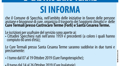 CURE TERMALI SANTA CESAREA TERME E CASTROCARO TERME