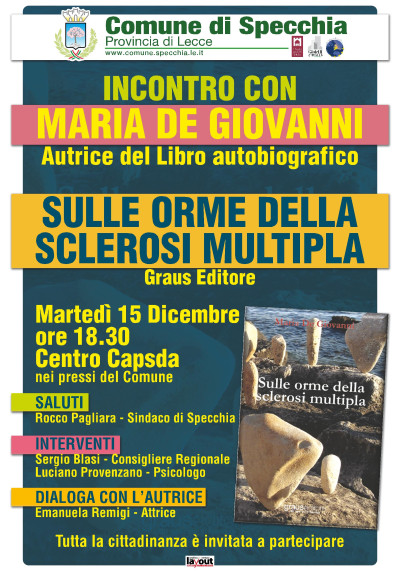 MARTEDI 15 DICEMBRE ALLE ORE 18.30 PRESSO IL CENTRO CAPSDA PRESENTAZIONE DEL ...