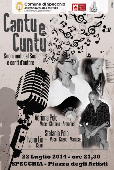 CANTU E CUNTU IN CONCERTO - SUONI NUDI DAL SUD E CANTI D'AUTORE