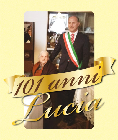 101 ANNI DI NONNA LUCIA CLEOPAZZO - AUGURI DA TUTTA LA COMUNITA' SPECCHIESE