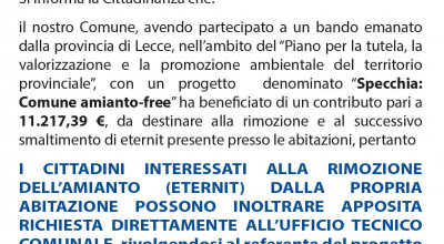 Manifesto Amianto free