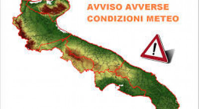 ALLERTA METEO IN TUTTA LA PUGLIA A PARTIRE DA MARTEDI 21 OTTOBRE 2014