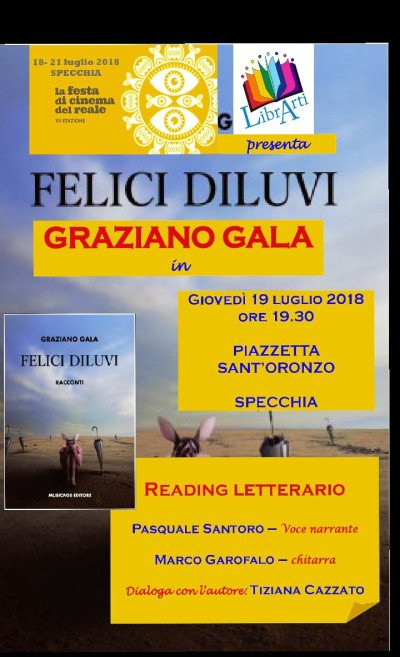 Presentazione del libro Felici Diluvi di Graziano Gala