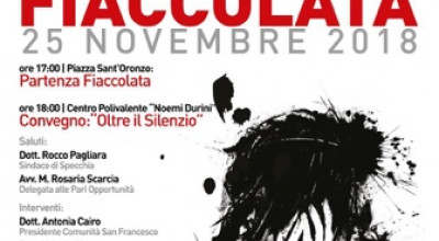 MANIFESTAZIONE ORGANIZZATA PER IL 25 NOVEMBRE IN OCCASIONE DELLA GIORNA...