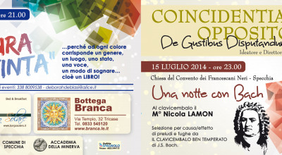 Questa sera in Programma presso il Convento dei Francescani Neri UNA NOTTE CO...