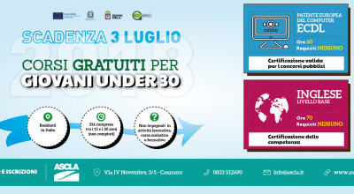 CORSI GRATUITI PER GIOVANI UNDER 30