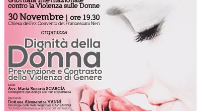 GIORNATA INTERNAZIONALE CONTRO LA VIOLENZA SULLE DONNE - 30 NOVEMBRE ORE 19.3...