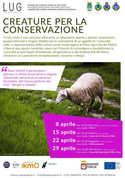 LABORATORI URBANI GIOVANILI IN PADULA - CREATURE PER LA CONSERVAZIONE