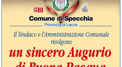 Il Sindaco e l'Amministrazione comunale augurano a tutti gli Specchiesi una s...